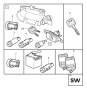 Image of Lock kit image for your 2009 Volvo S40