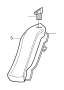 Image of Seat Belt Guide (Right, Rear, Charcoal) image for your Volvo S80
