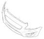 Image of Bumper cover image for your Volvo S60 Cross Country  