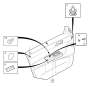 Image of Door Panel. (Left, Front, Interior code: 53E1, 53E6) image for your Volvo S40  