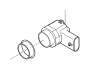 View Parking Aid Sensor Retaining Ring (Front, Rear) Full-Sized Product Image