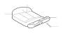 Image of Seat Track Cover (Left, Front, Grey, Interior code: CU00, CU0P, CUSU, CV00) image for your 2007 Volvo XC90   