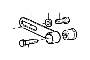 Image of Tensioning Arm. Alternator. B19, B21. B19, B23. Generator (ac). With Mounting Parts. image for your 1995 Volvo