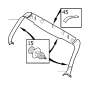 Image of Liftgate Trim image for your 2008 Volvo S40   