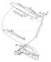 Image of Back Glass Wiper Motor Seal (Rear) image for your 2003 Volvo S40   
