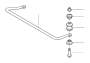 View Anti Roll Bar. Stabilizer Bar. Suspension Sway Bar Link Bolt. Stud. Comfort without NIVOMAT. (Rear) Full-Sized Product Image