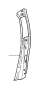 View Body A-Pillar Reinforcement (Right, Lower, Inner) Full-Sized Product Image
