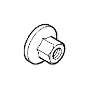 View Floor Pan Heat Shield Nut Full-Sized Product Image