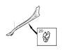 Image of Door Sill Plate (Right, Rear, Off Black, Interior code: 5DSP, 5HSE, 5HNE, 5HSN, 5HBN, 5HNN, 5X7X, 5XBX, 5XSX) image for your 2003 Volvo V70