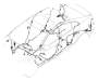 Image of Cover. Cable Harness Floor Section Component Parts. Housings and Terminals. Supplementary Restraint... image for your Volvo V60 Cross Country  