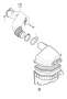View Six Point Socket Screw. Air Cleaner and Throttle Housing. PF5x25. Full-Sized Product Image
