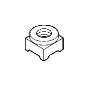 View Door Interior Trim Panel Nut Full-Sized Product Image