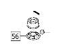 View Suspension Stabilizer Bar Link Nut Full-Sized Product Image
