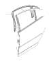 View Door Window Molding (Left, Rear) Full-Sized Product Image 1 of 1