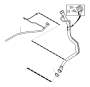 View Hose. EXC. Fuel Tank and Connecting Parts. FWD. (KR). Full-Sized Product Image