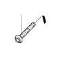 View Door Mirror Drive Motor Screw Full-Sized Product Image