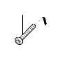 View Door Mirror Drive Motor Screw Full-Sized Product Image