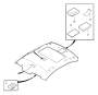Image of Headliner image for your 2006 Volvo S40   
