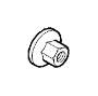 View Floor Pan Heat Shield Nut Full-Sized Product Image