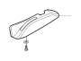 View Side Panel. Mechanical. Passenger Seat. Seat Padding Panels. Without Lap Belt Tensioner. (Right, Front, Interior code: 5DM9, 5DF4, 5DFT, 5X7X, 5XE9, 5X77) Full-Sized Product Image 1 of 3