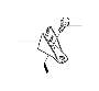 Image of Automatic Transmission Shifter Cable Bracket. A bracket used to mount. image for your 2010 Volvo V50