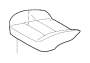 Image of Seat Cushion Foam (Left, Right, Front, Interior code: 5DXX) image for your 2000 Volvo V70   