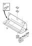Image of Trunk Floor Access Cover (Mocca, Interior code: CX1X, CH2X) image for your Volvo XC90  
