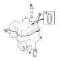 Image of Washer Fluid Reservoir (Front) image for your 2014 Volvo S80  2.0l 4 cylinder Turbo 