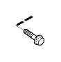 View Suspension Sway Bar Bracket Bolt. Flange Screw. Full-Sized Product Image
