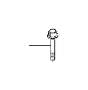 View Suspension Sway Bar Bracket Bolt. Flange Screw. Full-Sized Product Image
