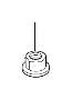 View Battery Current Sensor Nut Full-Sized Product Image 1 of 10