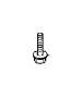 View CV Axle Shaft Support Bearing Bolt. Engine Torque Rod Mount Bolt. Flange Screw. Full-Sized Product Image