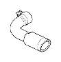 Image of Muffler. Exhaust System. (Rear) image for your 2010 Volvo XC60   