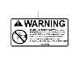 View Air Bag Information Label Full-Sized Product Image