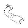 Image of Exhaust Tail Pipe Tip image for your 2004 Volvo S60   