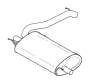 Image of Muffler. Exhaust System. Ingn ändring. (Rear) image for your 2020 Volvo XC60   