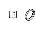 View Bushing. ERAD. Suspension. (Left, Rear) Full-Sized Product Image 1 of 1