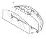 Image of ALT 1. Mph. R Design. (US). Combined Instrument. image for your Volvo V70  