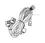 Image of Wiring Harness. Power Audio. RSE Headrest Accessory. image for your 2016 Volvo S60  2.0l 4 cylinder Turbo 