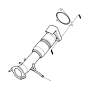 Image of Exhaust Pipe. Catalytic Converter. image for your 2013 Volvo XC60   