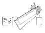 View End piece, left Full-Sized Product Image