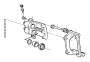 Image of Wheel Brake, ventilated Disc. ABS, GIRLING. Ch.type; Chassis typ. MARKED: E2. See Product Sign For Marking. (Front). Brake Caliper. image for your 1988 Volvo 740