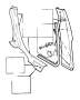 Image of Cover washer, grey image for your Volvo