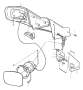 View Rear view mirror, left Full-Sized Product Image