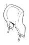 View Head restraint, black Full-Sized Product Image 1 of 1