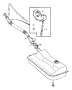 View GCP Clamp. Carburetor. DSL. F.I. Fuel Tank and Connecting Parts. Full-Sized Product Image