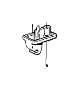 View Support. Courtesy Handle. Sun Visor, Interior Mirror. (Rear, Beige) Full-Sized Product Image