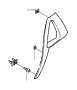 Image of Interior Quarter Panel Trim Panel (Left, Grey, Dark, Parts For Cars with Interior codes; CODE 3471, 3571, 3671, 3771, 3871, 3875, 3971) image for your 1998 Volvo V70