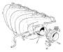 Image of Inlet Manifold. TURBO Auto.TRANS. TURBO MAN.TRANS. image for your 1997 Volvo