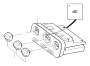 Image of Heater Controls. CELSIUS. E.C.C. image for your 2004 Volvo C70 Convertible